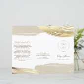 金ゴールド絵を描ブラシストローク (スタンド正面)