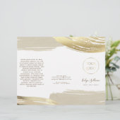 金ゴールド絵を描ブラシストローク (スタンド正面)