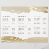 金ゴールド絵を描ブラシストローク (裏面)