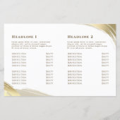 金ゴールド絵を描ブラシストローク2折パンフレット (裏面)