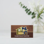 金ゴールド絵を描ブラシホ縁どーム 名刺 (スタンド正面)