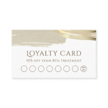 金ゴールド絵を描ブラシロイヤリティカード