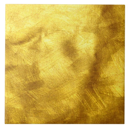 金ゴールド絵を描 タイル (正面)