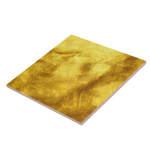 金ゴールド絵を描 タイル (側面)