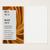 金ゴールド絹織物 (正面&裏面)