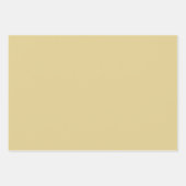 金ゴールド継ぎ目のない幾何学的パターン ラッピングペーパーシート (正面3)