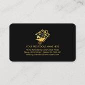 金ゴールド線ツール作成 名刺 (裏面)