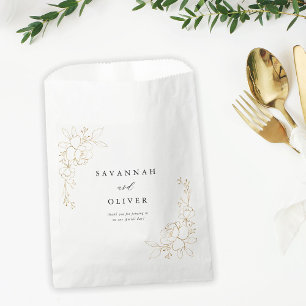 金ゴールド線フローラ結婚ズ フェイバーバッグ