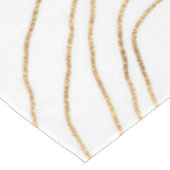 金ゴールド線ミニマモダンリスト手描きデザイン テーブルクロス (アングル)