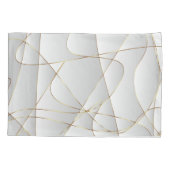 金ゴールド線付きサテン 枕カバー (裏面)