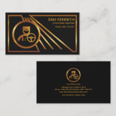 金ゴールド線旅行ルート縁ど運転手 名刺 (正面/裏面)