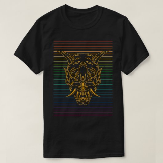 金ゴールド線死神1 Tシャツ (デザイン正面)