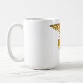 金ゴールド線虫学 コーヒーマグカップ (左)