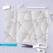 金ゴールド線 薄葉紙 (クラフト)