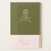 金ゴールド緩和曲線プランナー（シール付き） プランナー手帳 (裏面)