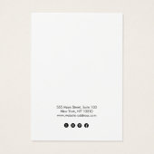 金ゴールド縁どイヤリング表示カード (裏面)