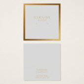 金ゴールド縁どイヤリング (正面&裏面)