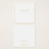 金ゴールド縁どイヤリング (正面&裏面)