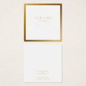 金ゴールド縁どイヤリング (正面&裏面)