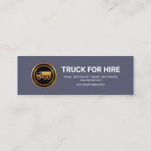 金ゴールド縁どフレームタスタイリッシュブトラック スキニー名刺 (裏面)