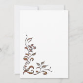 金ゴールド縁どフローラサプライズ60th誕生日ディナー 招待状 (裏面)