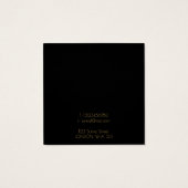 金ゴールド縁どブラックイヤリングホルダー (裏面)