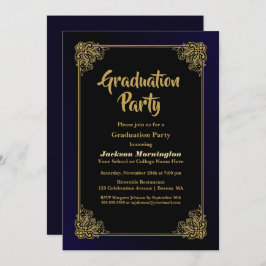 金ゴールド縁ど卒業党 招待状