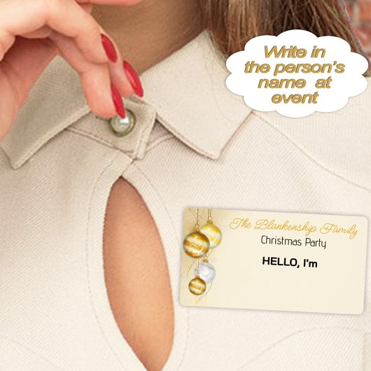 金ゴールド縁ど飾りシール名タグ ラベル