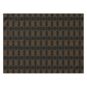 金ゴールド繁栄抽象デザイン テーブルクロス (正面(横))