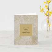 金ゴールド羽 カード (黄色い花)