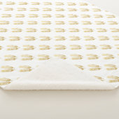 金ゴールド羽 シェルパブランケット (3/4)