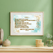 金ゴールド聖書の肯定アクロスティックw_聖なる書物、 経典3 ポスター