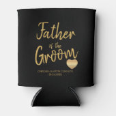 金ゴールド脚本の新郎の父 缶クーラー (正面)