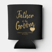 金ゴールド脚本の新郎の父 缶クーラー (裏面)