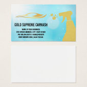 金ゴールド自動ロゴおよびスプレーボトル (正面&裏面)