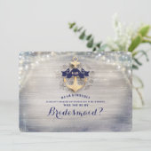 金ゴールド航海のいかりは私の花嫁になる 招待状 (スタンド正面)