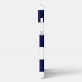 金ゴールド航海のストライプいかり iPhoneケース (左側面)