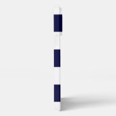 金ゴールド航海のストライプいかり iPhoneケース (右側面)