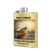 金ゴールド航海のボート フラスク (左)