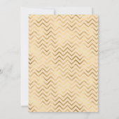 金ゴールド航海の結婚の 招待状 (裏面)