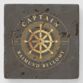 金ゴールド船車 ストーンコースター (正面)