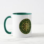 金ゴールド船車 マグカップ (左)