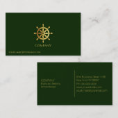 金ゴールド船車 名刺 (正面/裏面)