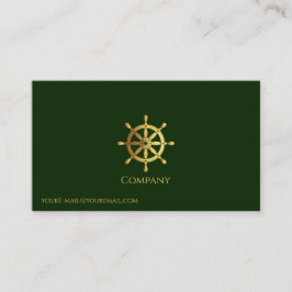 金ゴールド船車 名刺