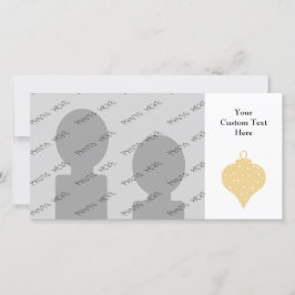 金ゴールド色のクリスマスのつまらないものの設計 シーズンカード