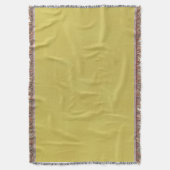 金ゴールド色のブランケット スローブランケット (正面縦)