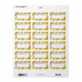 金ゴールド色の贈り物のラベル最高の- wishes ラベル (フルシート)