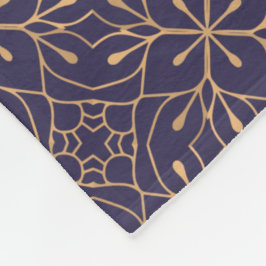 金ゴールド色の高級装飾背景 フリースブランケット