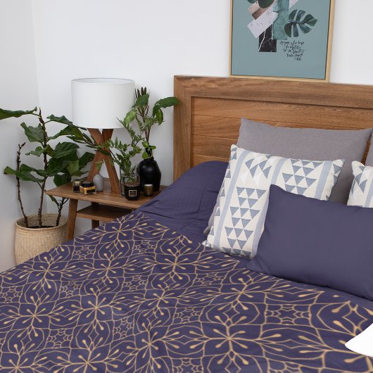 金ゴールド色の高級装飾背景 フリースブランケット