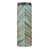 金ゴールド色彩の鮮やかのパーム模様 タンブラー (裏面)